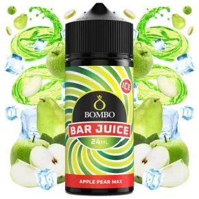 AROMA LONGFILL APPLE PEAR MAX ICE BAR JUICE BY BOMBO 24ML