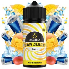 Aroma Longfill Bar Juice Mango Energy Ice Bombo 24ml, aroma tropical con toque energético y frescor mentolado