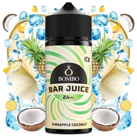 Longfill Bar Juice Pineapple Coconut Ice Bombo 24ml aroma, sweet tropical aroma with minty freshness