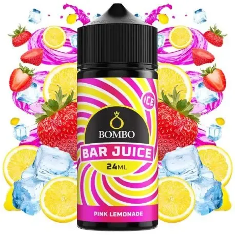Longfill Bar Juice Pink Lemonade Ice Bombo 24ml Aroma, süßes Zitrusaroma mit minziger Frische