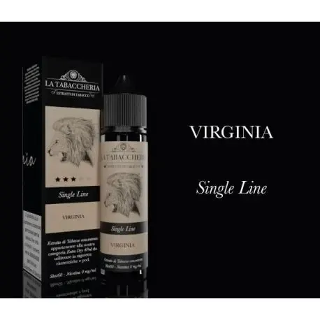 Virginia Single Line 20ml La Tabaccheria aroma longfill, sabor suave e aromático de tabaco Virginia para vaping diário