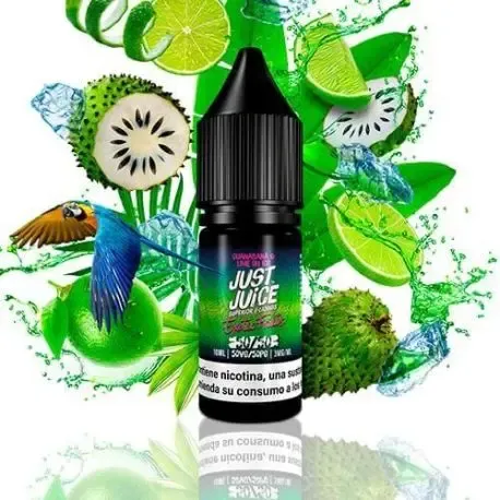 Exotic Guanabana & Lime Just Juice 10ml, liquido intenso con notas tropicales y cítricas para vapeo diario
