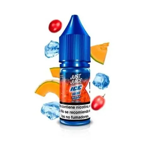 Líquido Ice Grape & Melon Just Juice 10ml 10ml, sabor uva y melón con toque ice refrescante