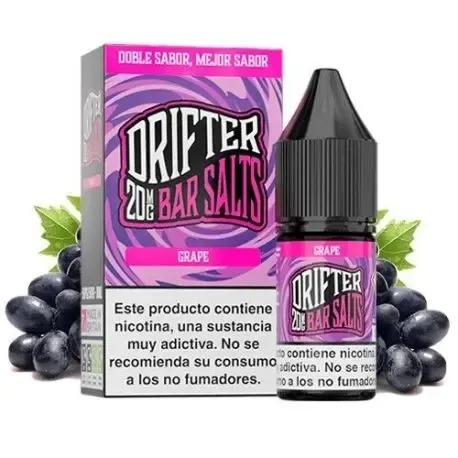 Sais de nicotina Drifter Bar Juice Uva 10ml, sabor intenso de uva fresca para vaping diário