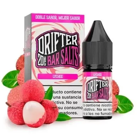 Sales de nicotina Drifter Bar Juice Lychee 10ml, sabor intenso a lichi fresco para vapeo diario