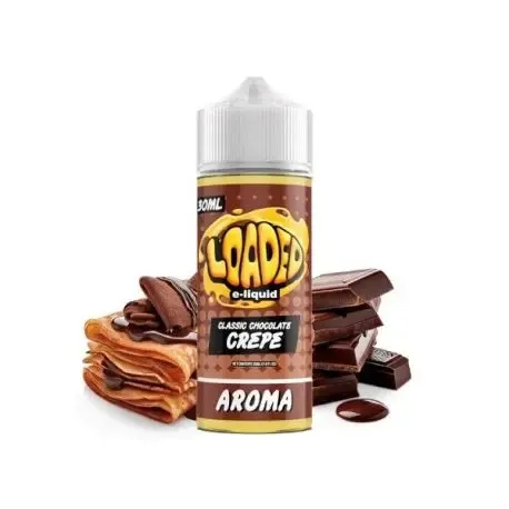 Aroma Longfill Classic Chocolate Crepe Loaded 30ml, aroma dulce y cremoso para vapear