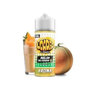Longfill Loaded Melon Milkshake Aroma 30ml, sabor intenso de melancia e creme estilo batido para vaporizar diariamente