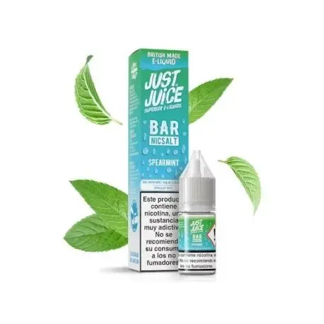 Just Juice Bar Spearmint 10ml, intensiver frischer Minzgeschmack zum täglichen Dampfen
