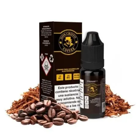 Don Cristo Coffee 10ml 20mg, sales de nicotina con sabor intenso y tostado