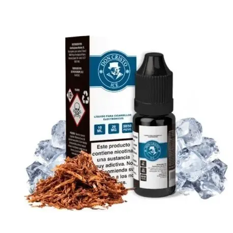 Don Cristo Ice 10ml 20mg, sais de nicotina com sabor intenso e refrescante