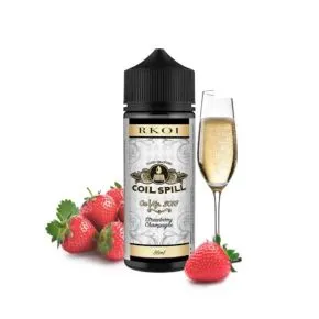 Coil Spill Rkoi Longfill 120ml com aroma de 24ml, ideal para criar líquidos de vaporização