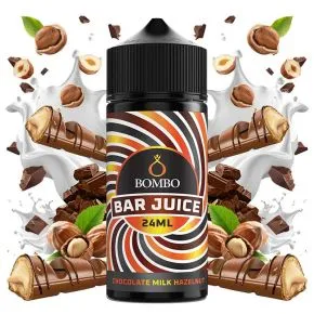 AROMA LONGFILL CHOCOLATE MILK HAZELNUT BAR JUICE BY BOMBO 24ML