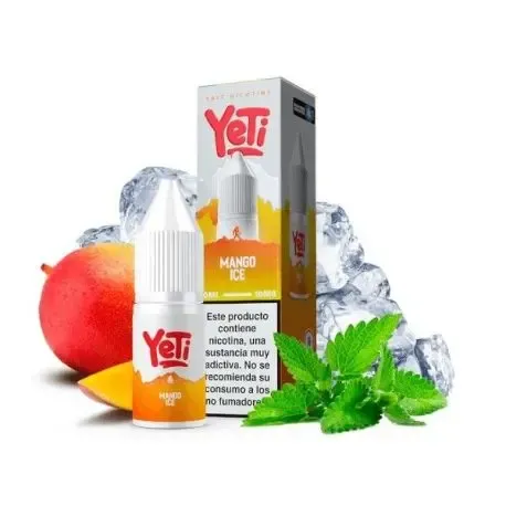 Sales de nicotina Mango Ice Yeti 10ml, sales frutal y refrescante para pod system