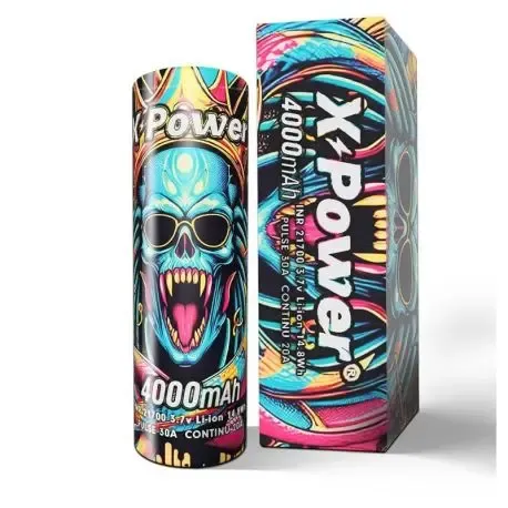 X Power 21700 4000mAh, bateria potente e duradoura