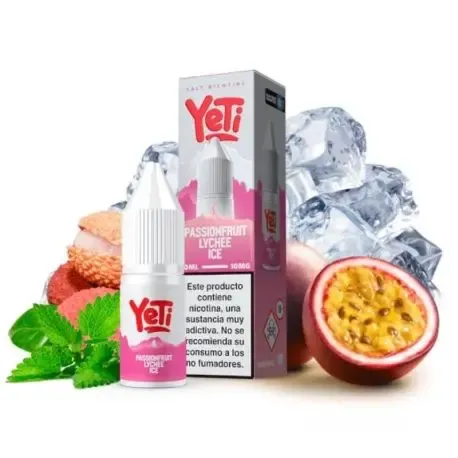 Yeti Passion Fruit Lychee 10ml, sales de nicotina de alta calidad para vapeo diario