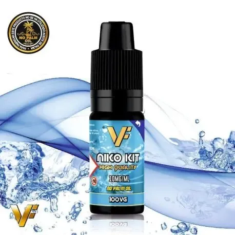 Base 100% VG Nicokit vapfip 10ml, perfeita para misturar aromatizantes de nicotina e sais