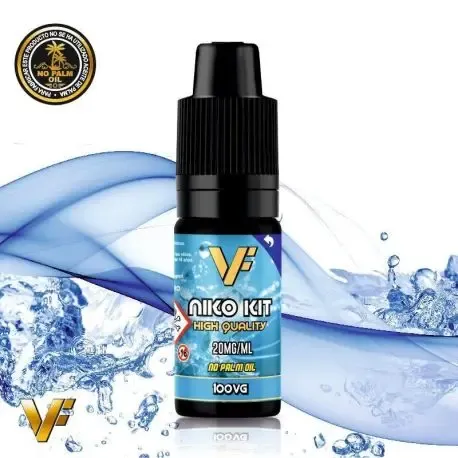 Base 100% VG Nicokit vapfip 10ml, perfeita para misturar aromatizantes de nicotina e sais