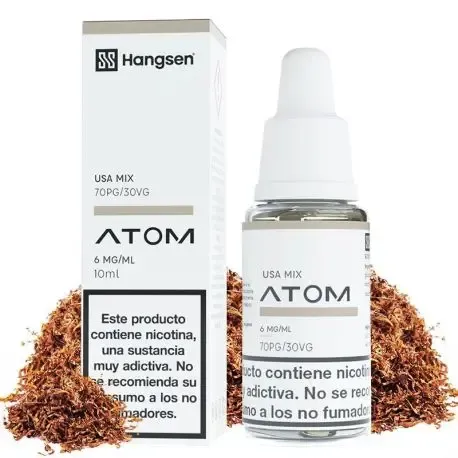 Tobacco flavoured liquid Hangsen 10 ml vaping bottle