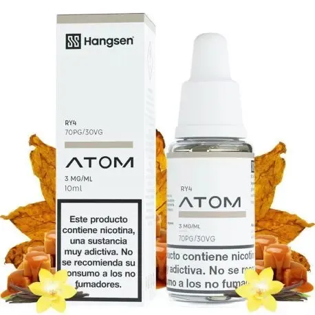 Líquido Hangsen sabor tabaco en bote de 10 ml para vapeo