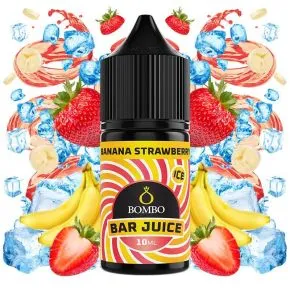AROMA MINILONGFILL BANANA STRAWBERRY BAR JUICE BY BOMBO 10ML