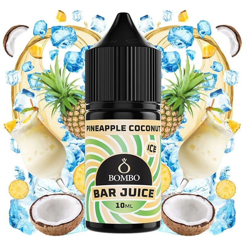 AROMA MINILONGFILL PINEAPPLE COCONUT BAR JUICE BY BOMBO 10ML