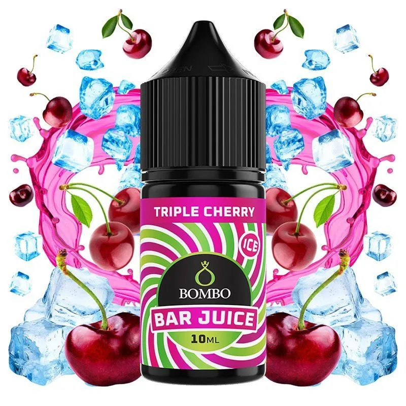 AROMA MINILONGFILL TRIPLE CHERRY BAR JUICE BY BOMBO 10ML