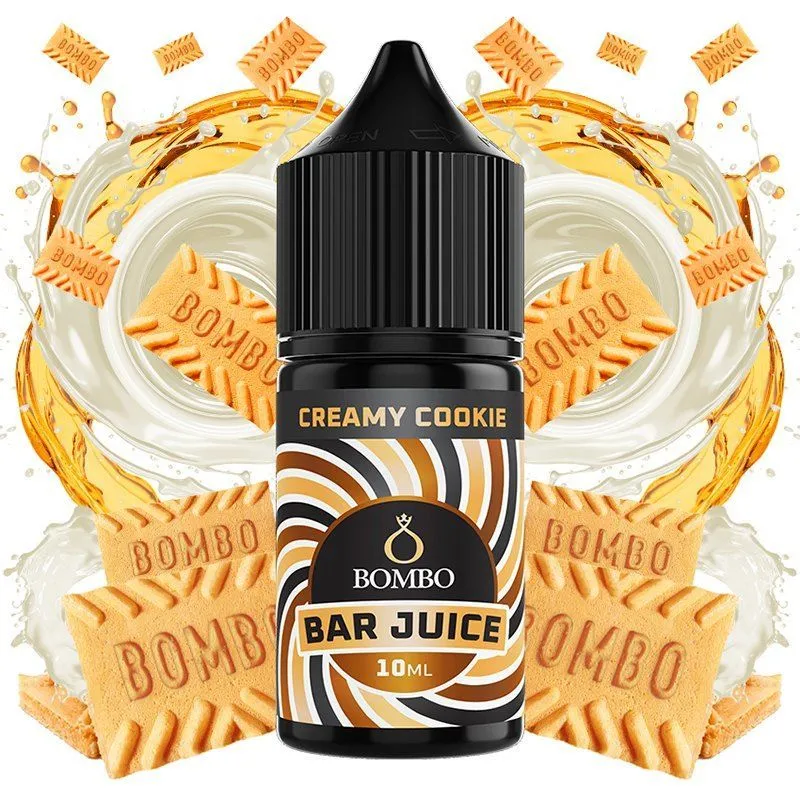 AROMA MINILONGFILL CREAMY COOKIE BAR JUICE BY BOMBO 10ML