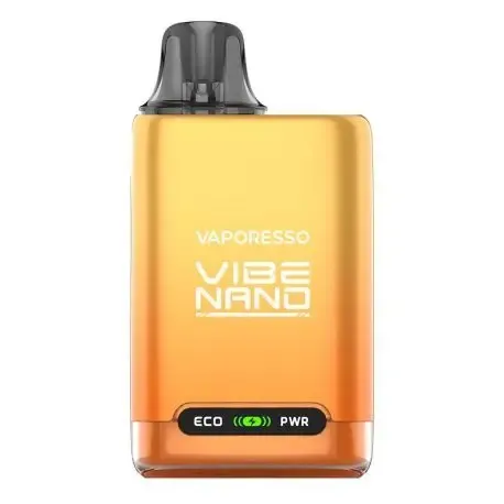 Pod Vaporesso Vibe Nano 1100mAh, cómodo, portátil y con gran autonomía color naranja