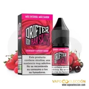 SALES STRAWBERRY RASPBERRY CHERRY DRIFTER BAR SALTS 10ML