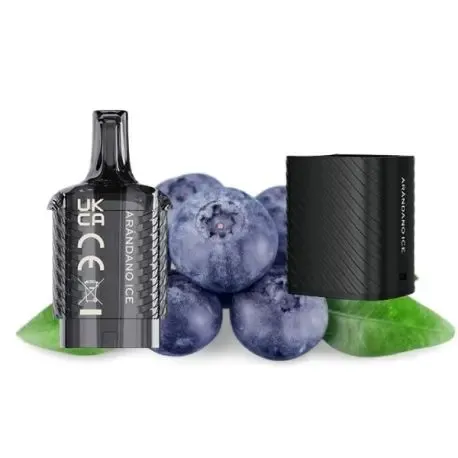 Embalagem de recarga Vozol Vista Plug Blueberry 2 ml + 10 ml 20 mg para descartáveis