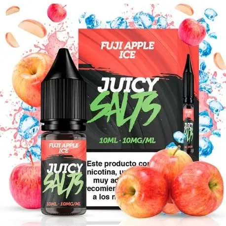 Sais de nicotina Juicy Salts Fuji Apple Ice 10 ml para vaping