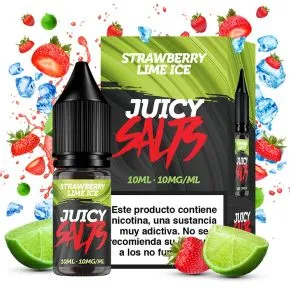 SALES JUICY SALTS STRAWBERRY LIME ICE 10ML