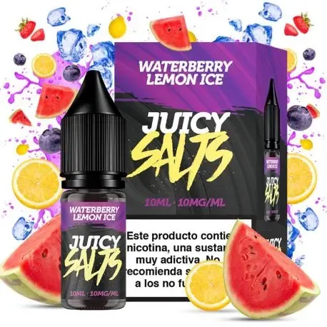 Waterberry Lemon Ice 10ml Nicotine Salts Juicy Salts Vape