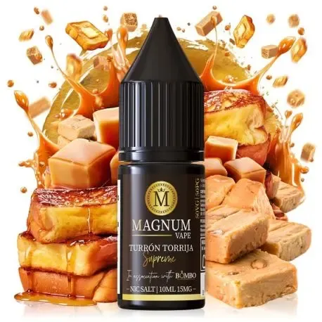 Sales de nicotina Magnum Turrón Torrija Supreme 10 ml para vapear
