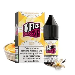 Drifter Desserts Creme de Baunilha 10 ml Sais de Nicotina para Vaping
