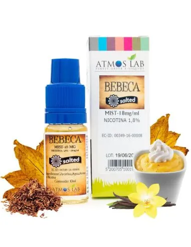 Atmos Lab Bebeca 18 mg 10 ml Nikotinsalze, süßer und cremiger Geschmack für das Pod-Gerät