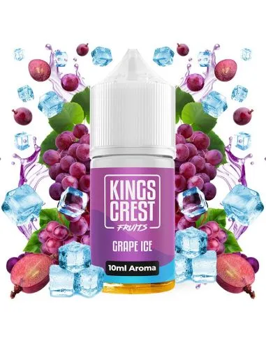 Trauben- kings crest Fruchtaroma mit einer Frische von 10 ml Inhalt im 30 ml Format