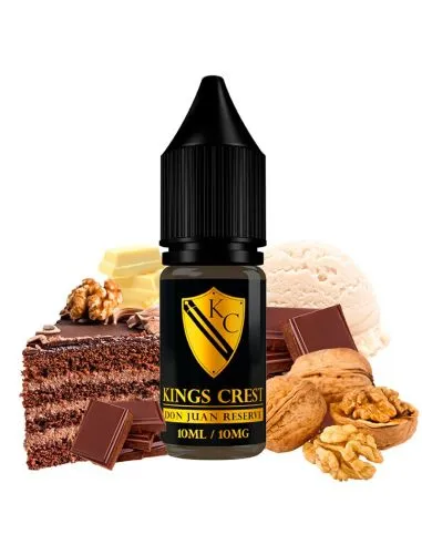 Don Juan Reserve Kings Crest Nicotine Salts 10ml, high-end sweet and creamy flavor
