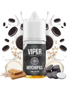 aroma minilongfill mochipas de viper en formato de 10ml, galletas oreo y chocolate blanco