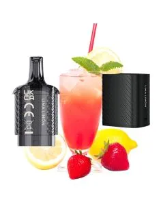 PACK RECARGA VOZOL VISTA PLUG LIMONADA DE FRESA 2ML + 10ML 20MG