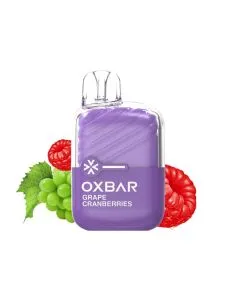 POD DESECHABLE OXBAR SIN HUMO GRAPE CRANBERRIES 1000 CALADAS 20MG