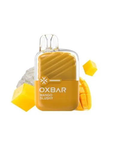 oxbar de sabor mango de 1000 caladas con 20mg de nicotina sin humo