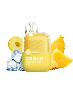 POD DESECHABLE OXBAR SIN HUMO SOUR PINEAPPLE ICE 1000 CALADAS 20MG