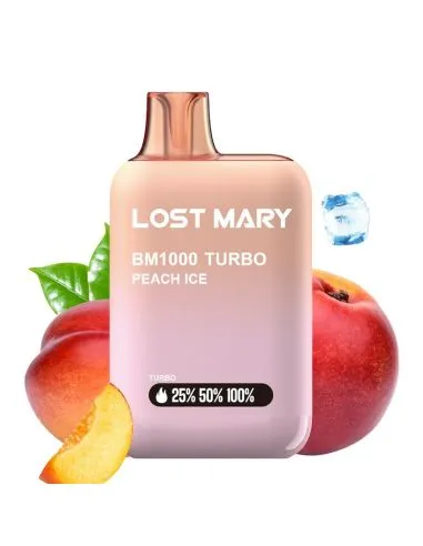 1000 pêssego folhadolost mary descartável com frescura turbo
