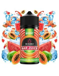 AROMA LONGFILL HYPERBOOST WATERMELON PAPAYA ICE BOMBO BAR JUICE 10ML