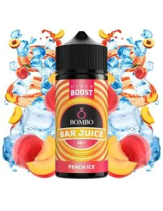 AROMA LONGFILL HYPERBOOST PEACH ICE BOMBO BAR JUICE 10ML