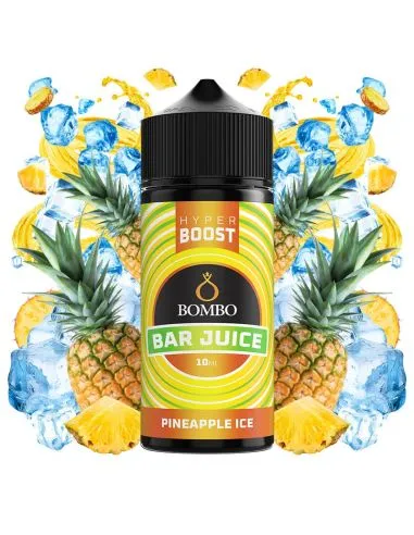 Bombo Longfill Hyperboost Aroma sabor gelado de ananás, formato concentrado para vaping