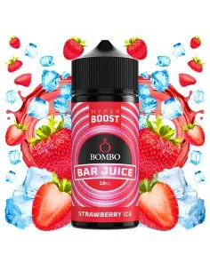 AROMA LONGFILL HYPERBOOST STRAWBERRY ICE BOMBO BAR JUICE 10ML