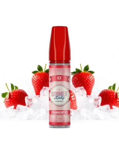 60ml dinner lady aroma de morango em formato longfill de 14ml
