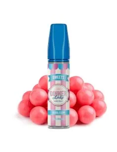 Longfill aroma of 14ml of strawberry bubblegum flavoured dinner lady